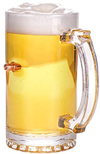 Lucky Shot .308 - Bicchiere da birra Real Bullet