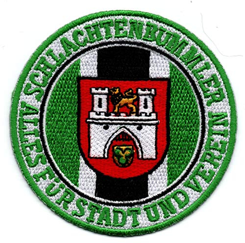 Schlachtenbummler Abzeichen - Aufnäher Bügelbild Stickbild Iron on Patch