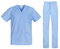 B-well Cesare Unisex-Schrubb-Set Schlupfkasack + Schlupfhose Set Medizin Arzt Uniform Schlupfjacke Oberteil mit Hose Medizinische Berufsbekleidung Blau S