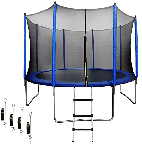 Dellonda 6ft Heavy Duty Outdoor Trampoline for Kids with Safety Enclosure Net - DL66