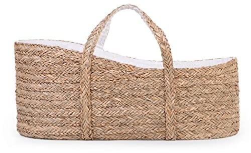Childhome Babytragetasche für Baby, Wiege, Korb, Matratze inkl. Naturmaterial, Meeresband