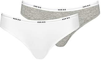 Nur Die Soft Slip 2er Pack aus Baumwolle mehrfarbig sportlich Damen