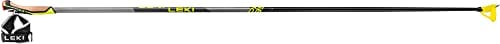 LEKI Prc 850 Grau-Schwarz - Vielseitige athletische Langlaufstöcke, Größe 160 cm - Farbe Light Anthracite - Neon Yellow