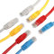 RIIEYOCA Cavo patch Ethernet Cat6 corto 1ft, cavo di rete Internet ad alta velocità Cavi patch LAN con connettori Rj45 per router, modem, switch, server (colore misto 8 Pack)