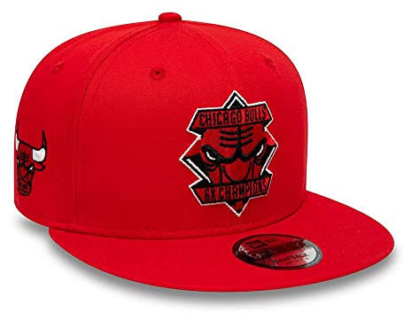 New Era Cappellino 9Fifty Diamond Patch BullsEra Berretto Baseball Cappello Hiphop M/L (57-59 cm) - Rosso