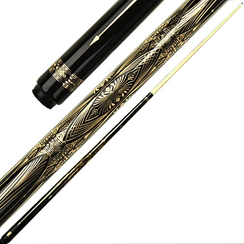 PTTRNS Billard Queue (19 oz), 12,5 mm Spitze, 57 Zoll, professionelles Billard aus kanadischem Ahorn aus Hartholz Billiard Cue MWH0517