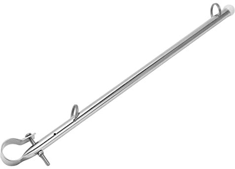 Natudeco Porte-Drapeau De Bateau Yacht Marine Boat Flag Pole Acier Inoxydable Rail Mount Marine Yacht Flagpole Accessoires pour Yacht Marine Fishing Boat
