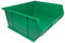 Green Storage Lin Bins | Tool Organiser Bin | Stackable Boxes for Garage | Wall Hanging Box | DIY Storage | Plastic Drawers (XL-375x420x182mm) (5 Bins)