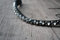 Generisch Stirnriemen mit Schnellverschluss und 10mm Steinen Pferd Horse Browband (Warmblut = 43 cm, grau)