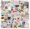 DGUSO Sticker Book 100 Stück Reading Aufkleber, Sticker Bücher Buch Lesen Vintage Aufkleber für Wasserflasche, Laptop, Scrapbook, Skateboard, Wasserdichte Vinyl Sticker für Erwachsene und Jugendliche