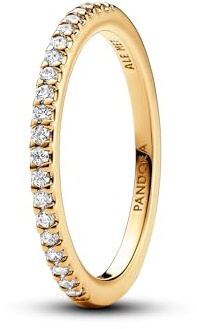 Pandora Timeless Ring, 14-karätig vergoldet, mit klarem Cubic Zirkonia