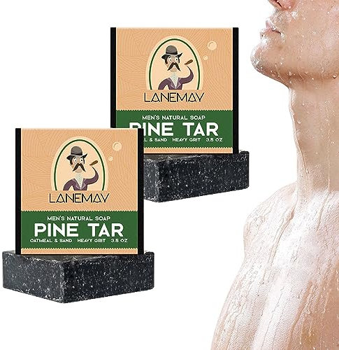 Kiefernteer-Seife Seife Bar Für Männer - Natural Bar Soap For Men - Cold Process Pine Tar Soap - Natürliche Körperseife Bar Männer - Handmade Natural Bar Soap