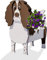 strolfay Dog Flower Planter Gifts for Women,Cute PVC Dog Planters,Flower Pots Indoor Outdoor,Garden Planter for Birthday,Office,Pet Lovers 9.45 * 6.89 * 13.39in(English Springer Spaniel)