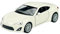 Welly Toyota GT86 Coupe Weiss Ab 2012 1/34-1/39 Metal Modell Auto Die Cast Neu im Kasten