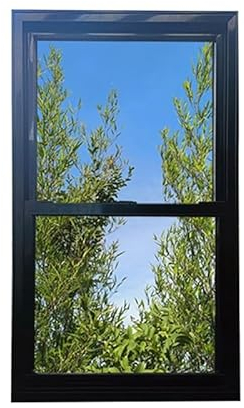 LVLDAWA Schiebefenster, Esszimmer Aus Aluminiumlegierung Mit Schiebefenstern Horizontale Schiebefenster Für Scheunen, Garagen, Glas Inklusive(Größe:40x130cm)