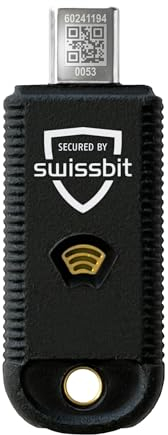 Swissbit iShield Key Pro MFA Sicherheitsschlüssel USB-C, NFC (FIDO U2F, FIDO2, HOTP, TOTP, PIV)
