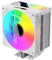 ARGB CPU Air Coolers Con 6 Heat Pipe Rimovibile Computer PC Fan Facile Installazione Silenziosa ARGB Ventola di Raffreddamento Per LGA 1851/1700