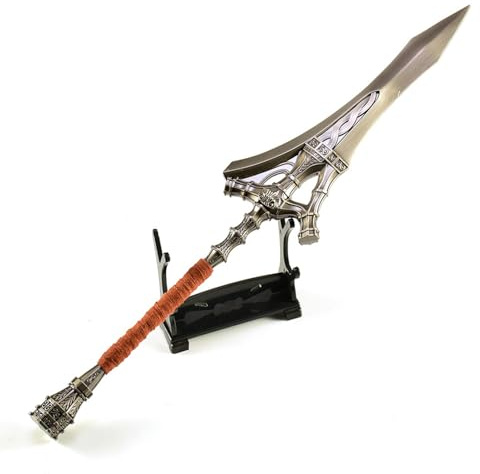 Housunzi Elden Rings Modell - 30 cm / 11,8 Zoll Serpent Hunter-Modell Komplett aus Metall mit Ausstellungsständer Spielrequisiten-Sammlung Schreibtischdekoration Geschenk für Sammler und Gamer