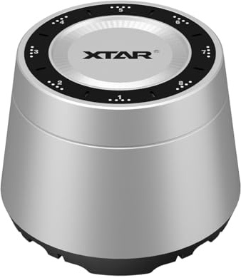 XTAR L8 BOX: Advanced 8-Slot Universal Charger for AA & AAA 1.5V Li-ion / 1.2V Ni-MH Rechargeable Batteries | Smart, Fast & Space-Saving Charging Station (L8 Box Charger)