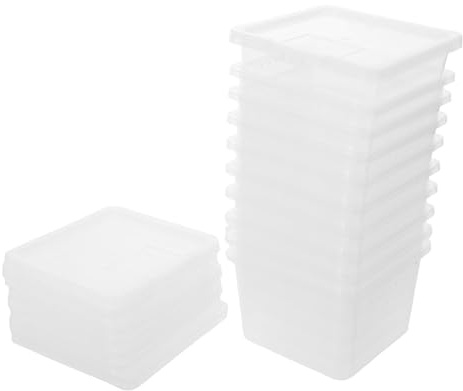 GALPADA 10stücke Terrarium für Spinnen Insekten und Schnecken Aufzuchtboxen Futterboxen Kleine Reptilien-habitate Guter Belüftung und Optimaler Sicht