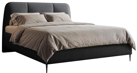 Mirjan24 Polsterbett Onuzo mit Bettkasten, modernes Doppelbett inkl. Lattenrost, Elegantes Bett mit gepolstertes Kopfteil, Verschiedene Größen (Margo 227.09, 180 x 200 cm)