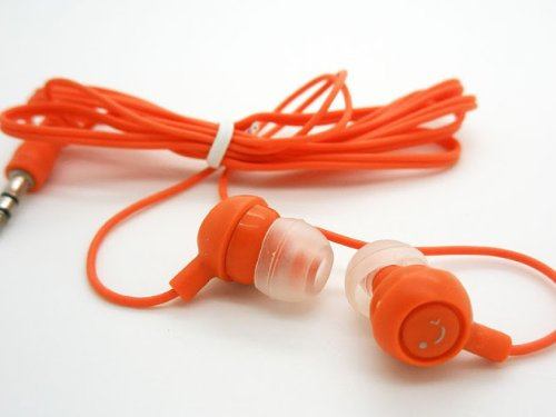 Auriculares Estereo SmFruit para Mp3 Mp4 Movil con Audio MiniJack Nuevo 2175 naranja