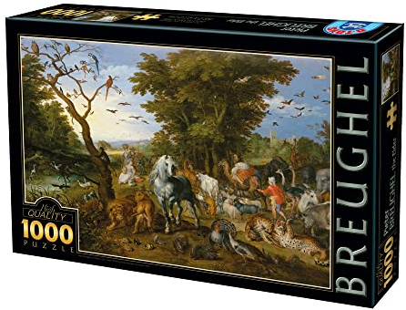 Unbekannt 75253 D-Toys Puzzle 1000 Teile Brueghel Pieter Noah's Ark, Multicolored