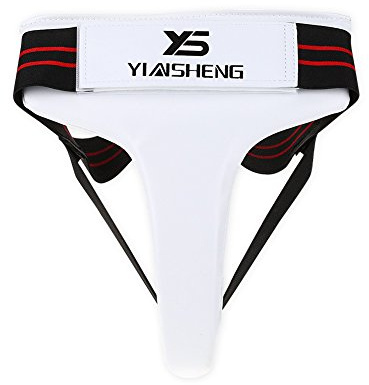 Tbest Female Groin Protector,Kids Girl TKD Sparring,Women's Child Martial Arts Groin Guard,White,S-XL,Taekwondo,Boxing,Karate