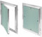 SYSTERM Tapa para revisión 400x600 mm yeso 12,5 mm KRAL13 pladur Revisión Mantenimiento Puerta 40x60 cm Mantenimiento Tapa de limpieza Mantenimiento Apertura, marco de aluminio Verde menta en seco
