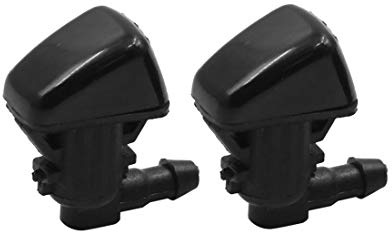 sourcing map Scheibenwaschdüsen Für Ford F150 07-11 2 Stück Kunststoff | Für Ford F250/F350/F450/F550 08-10, OE: 7C3Z-17603-A, Sprühbild Wiederherstellung, Direkter Sitz, Guter Ersatz