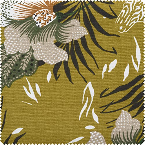 Baumwollstoff Zebra und Blumen Meterware 150cm breit 220g/qm