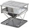 Snow Peak Takibi Fire & Grill, verstaubarer Kamin, inklusive Grillaufsatz für den Außenbereich, 14,3 kg, St-032sets, hergestellt in Japan, Edelstahl, Einheitsgröße