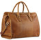 Mano Don Pietro Reisetasche/Sporttasche für Damen und Herren, Unisex Weekender, Cognac