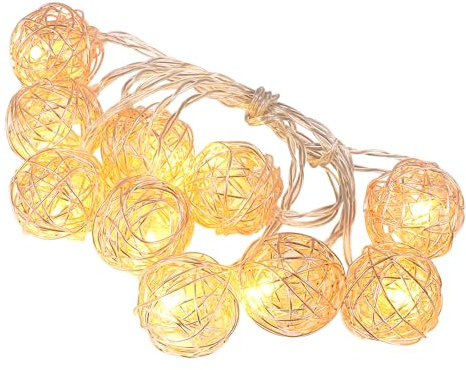 Uonlytech Diamond Decorative String Lights Golden Hollow Bedroom Lamps 59 Inch Indoor Hanging String of Lights for Room Decor