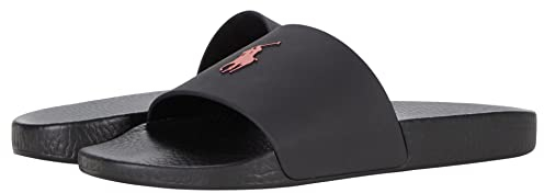 POLO RALPH LAUREN Herren 809852071004 Sneaker, schwarz/rot, 47 EU