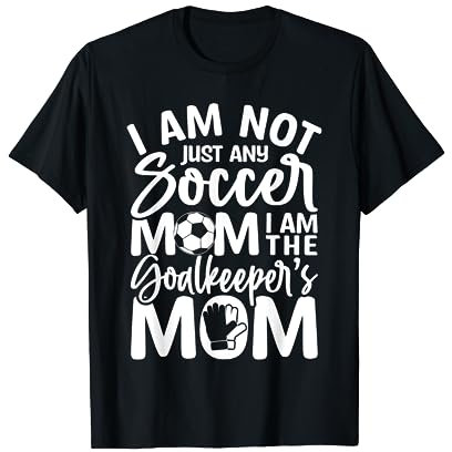 Portiere Mamma Maglia Calcio Portiere Mamma Festa Donne Maglietta