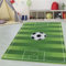 Kinderteppiche für Kinder Fußball Stadion Design Spielteppich Fußballfeld Motiv Waschbar Jungen & Mädchen Teppich für Kinderzimmer Babyzimmer Spielzimmer Teppich Farbe: Grün, Grösse: 160 x 230 cm