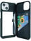 W7ETBEN iPhone 14 Wallet Case, iPhone 13 Case with Kickstand Built-in Mirror Shockproof Card Holder Cover for Apple iPhone 14 (2022) 6.1 /iPhone 13 (2021) 6.1 Inch (Black)