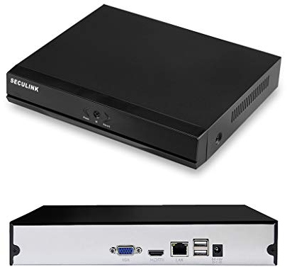 Seculink 10 canali 4K NVR (1080p / 3MP / 4MP / 5MP / 8MP) Ultra HD Videoregistratore di rete Cloud P2P Telecomando (10-CH)