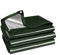 Lona de protección,140 g/m²,Lona Alquitranada con Ojales, Impermeable,Resistente a los Desgarros/Rayos UV,Cubierta para Muebles de Jardín,Camión,Piscina,Madera,Muebles de Terraza,3x4m