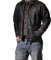 SHOP OF JACKETS LIMITED Echtlederjacke für Herren, Bikerjacke aus echtem Lammfell, schwarz, hergestellt aus Vintage-Leder, Distress Black, M