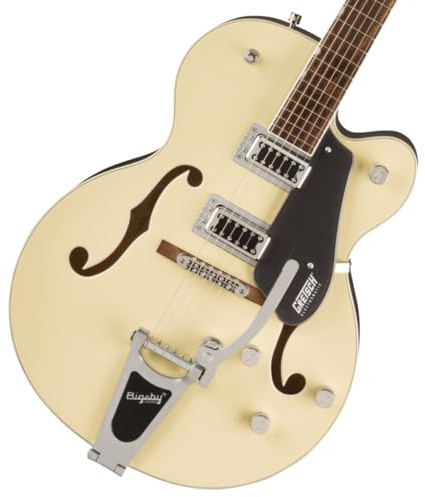 Gretsch G5420T Electromatic Classic Hollow Body Singlecut Bigsby Vint. White/London Grey - Halbakustik Gitarre