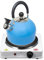 New Stainless Steel Whistling Kettle Light Weight Camping Kettle for Indoor & Outdoor Use Soft Grip Handle 2.5 LTR Capacity (Blue)