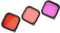 Kit de Filtros para Lentes de Buceo para GoPro 8, Filtros Rojo Claro, Rojo, Morado, Restauración de Colores, Adecuado para Snorkel, Disparos en Agua de Mar y Agua Dulce, Fácil de