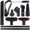 SVRITE 11-Teiliges Set mit Staubsaugeranlagen 2 1/2 Bis 1 1/4 Bis 1 3/8 & 1 7/8 Bis 1 Staubsaugerschlauchadapter-Kit, Wie Abgebildet, Aus Kunststoff, Universelles Staubsaugerz