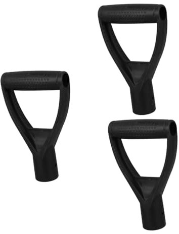 BESPORTBLE 3stücke Triangel-Garten-schaufelgriff Aus Ergonomisches Design Für Komfort Und Einfache Handhabung Für Gartenarbeiten Ersatzgriff Für Verschiedene Werkzeuge