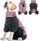 Hundepullover XL, Hundejacke Fleece Hundemantel für Mittlere Hunde Hunde Onesie Hundeoverall mit Beinen Hundepullover Fleece Hundemantel Hunter Fleece Anzug Hund(Rosa, XL)