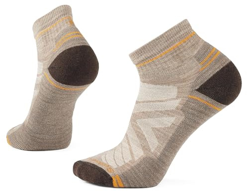Smartwool Mens Hike Light Cushion Ankle Socks Fossil/Chestnut X-Large