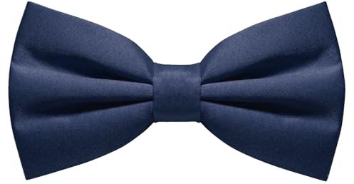 JEMYGINS Herren Matten Fliege erhältlich in Uni Farben Navy blau
