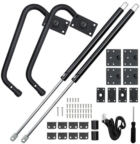 LMRSTOO Murphy-Bett in voller Größe, Beine aus massivem Stahl, unterstützt bis zu 408 kg, Queen-Size-Deluxe-Murphy-Bett-Hardware-Kit, einfach zu bauen, versteckte Schrankbetten für Gästezimmer